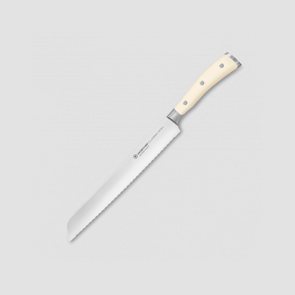 Нож кухонный для хлеба 23 см, серия Ikon Cream White, WUESTHOF, Золинген, Германия, Ножи хлебные